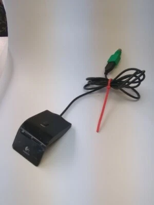 Logitech C-BT44 Wired Desktop EX-100 Keyboard & Mouse USB (Receiver ) w/ Adapter - Image 1 of 4