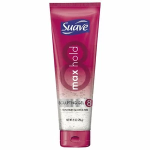 Suave Sculpting Gel Maximum Hold 8 Styling Control Non Sticky Alcohol Free 9 oz - Picture 1 of 1