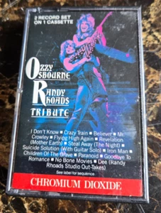Ozzy Osbourne Randy Rhoads Tribute original 1987 canadian 2lps on cassette - Picture 1 of 4