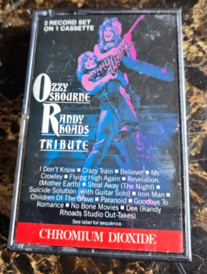 Ozzy Osbourne Randy Rhoads Tribute original 1987 canadian 2lps on cassette - Image 1 of 4