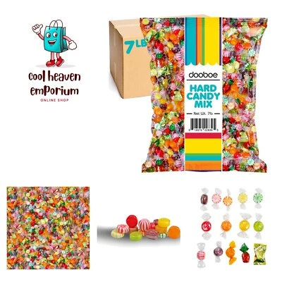 Hard Candy Mix - 7 Pounds - Big Bulk Hard Candies Individually Wrapped - Cand... - Image 1 of 4