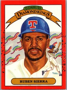 1990 Donruss #3 Ruben Sierra Very Good