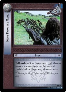 LOTR TCG Ents of Fangorn EoF News From The Mark 6R96 - Picture 1 of 1