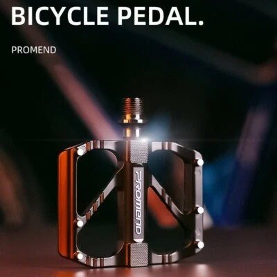 Universal Mountain Bike Pedals Bearing 9/16" MTB Bicycle Widen Lightweight Pedal - Image 1 of 4