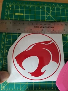 Thundercats Insignia 4 Inch Vinyl Decal Sticker 1980s Color Choice Lion-o Mumra - Picture 1 of 1