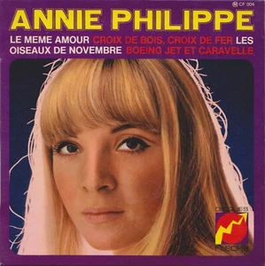 ANNIE PHILIPPE LE MEME AMOUR FRENCH ORIG EP 45 PS 7" - Imagen 1 de 1