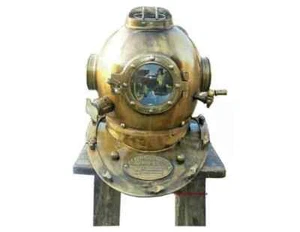 Casco Casco de Buceo Marítimo Marina de los Estados Unidos Mark V Buzos de Mar Profundo Casco de Buceo. - Imagen 1 de 3