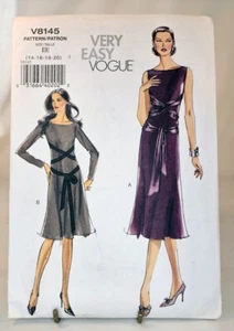 Muster Misses Kleid zwei Ärmellängen sehr leicht Größe 14-20 Vogue V8145 - Bild 1 von 2