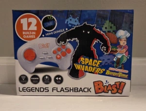 AtGames Legends Flashback Blast! Retro Gaming Device 12 Games HDMI Wireless 2.4G - Picture 1 of 10