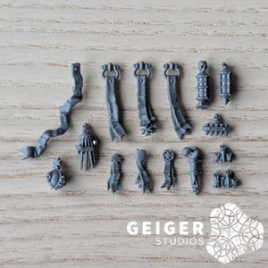 40K Space Marines Bits | Black Templar Primaris Upgrade | Relics + Candles Set - Bild 1 von 1