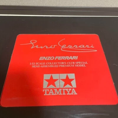 TAMIYA 1/12 Scale Collector''s Club Special Enzo Ferrari Minicar With Box Used - Image 1 of 4