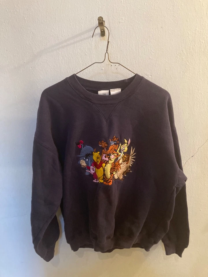 The Disney Store Women’s Winnie The Pooh Sweatshirt, Vintage, Made In Singapore - Image 1 of 4