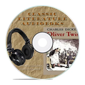 OLIVER TWIST, BY CHARLES DICKENS, CLASSIC AUDIOBOOK LITERATURE MP3 CD-A12 - Foto 1 di 1