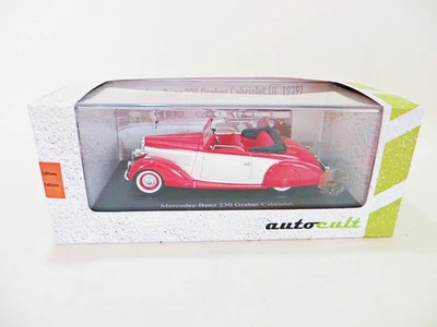 AUTOCULT 05010 'MERCEDES-BENZ 230 GRABER CABRIOLET' RED. 1:43. RARE. MIB/BOXED - Image 1 of 4