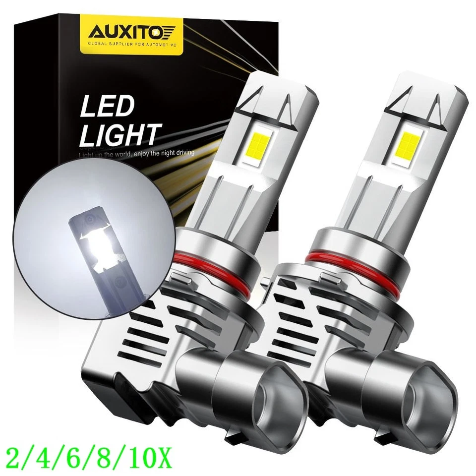 AUXITO CSP 50000LM 6500K 9012 Blanco Faro LED HIR2 Bombillas de haz alto bajo 2/4X Foto 1 de 4