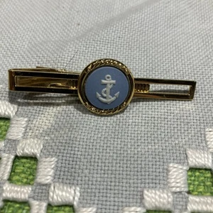 Wedgwood Pottery Jasperware Anchor tie pin / clip. - Picture 1 of 5