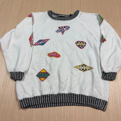 Sudadera Vintage Años 80 Racing Grand Prix Daytona Indy 500 Mediana Trans Am Coches Foto 1 de 4