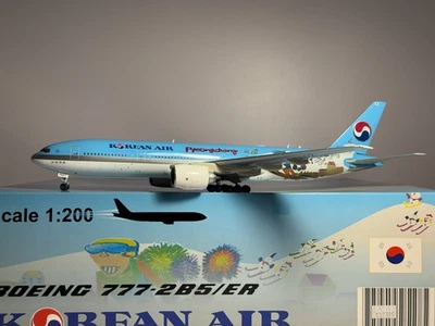 JC Wings 1:200 Korean Air Boeing 777-200ER HL7752 Pyeongchang 2018 FL2003 Foto 1 de 2