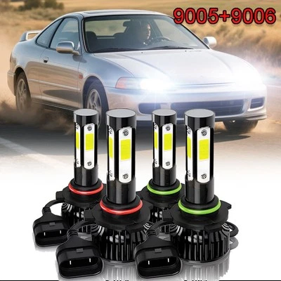 4pc LED Headlight Bulbs Kit 6000K For Acura Integra 1994-2001 High Low Beam Lamp - Image 1 of 4