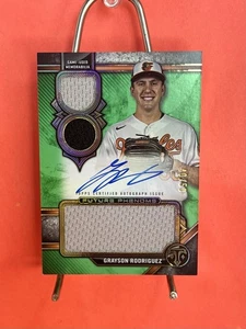 2024 Topps Triple Threads Grayson Rodriguez #FPAR-GR Auto Emerald  /50 - Picture 1 of 7
