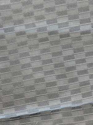 VTG Automotive Fabric Upholstery 60”x 5 Yds Blue Geometric 1950s Pillows, Drapes - Image 1 of 4