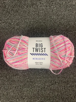Big Twist Menagerie Yarn, Color is Flamingo Dye Lot 12 - Image 1 of 4