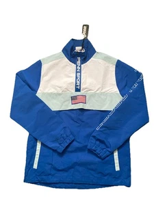 Penn Sports Cagoule Jacket Mens Medium Size with Front And Sleeve Logos NWT - Picture 1 of 9