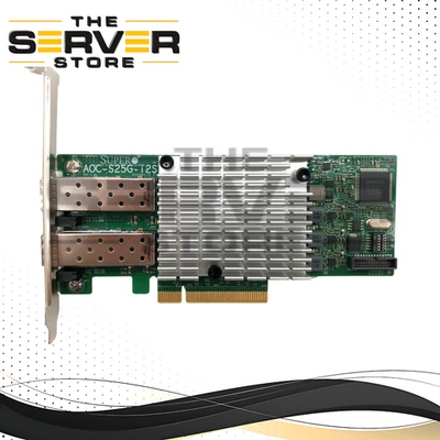 Supermicro Intel XXV710 Dual Port 25GbE SFP28 PCIe NIC AOC-S25G-I2S - Image 1 of 4