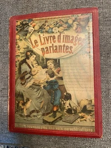 ANTIQUE FRENCH LE LIVRE D'IMAGES PARLANTES ANIMAL BOOK WITH SOUNDS! - Imagen 1 de 17