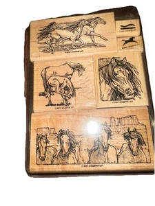 Stampin Up! Reittraum Stempel Set Pferd South Western 6er Set - Bild 1 von 8