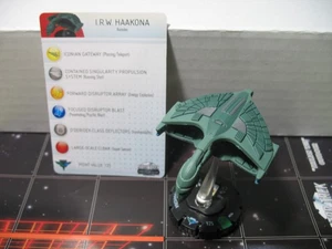 =Heroclix STAR TREK Tactics II I.R.W. Haakona 014 with card = - Picture 1 of 1