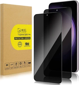 2 micas privacidad Galaxy S23 templadas antiespia huella burbuja libre facil - Bild 1 von 12