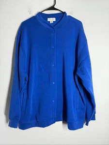 Turtle Bay Damen Snap Up Jacke weiches Flauschfutter Dreijahreszeiten Komfort Gr. XL - Bild 1 von 9