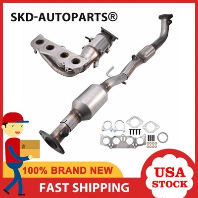 2x Catalytic Converter For 2002 - 2006 Toyota Camry 2.4L Front + Rear EPA - Image 1 of 4