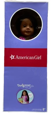 Pendientes American Girl Truly Me 66 Muñeca Piel Bronceada, Cabello Negro-Marrón, Ojos Marrones Foto 1 de 4