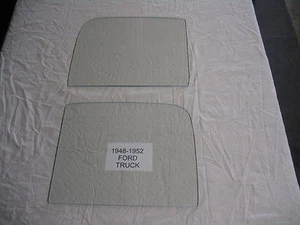 1948 FORD TRUCK DOOR GLASS SET CLEAR - Picture 1 of 1