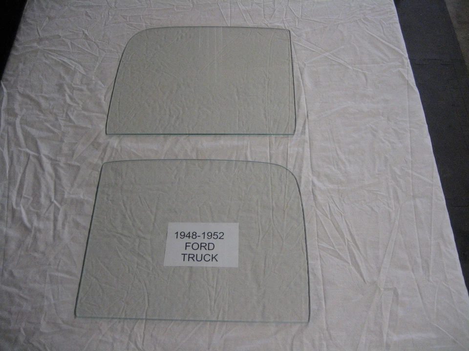1948-52 F-1 FORD ГРУЗОВИК ДВЕРИ СТЕКЛА КОМПЛЕКТ ПРОЗРАЧНЫЙ - Изображение 1 из 1