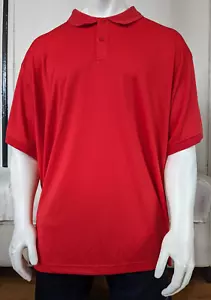 BASIC EDITIONS GOLF PERFORMANCE Men's Polo Shirt Short Sleeve 4X BIG men - Picture 1 of 2