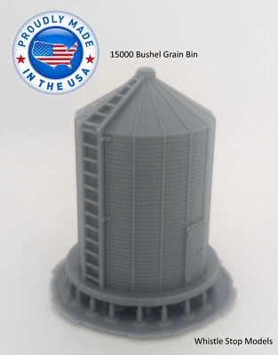 HO Scale 15000 bushel grain bin HO8003 - Image 1 of 4