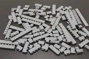 LEGO System 100 Basic Bausteine Basicsteine einreihig neu-hellgrau gray #4100 - Bild 1 von 1