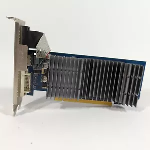 NVIDIA ASUS GeForce GT 210 512MB Passive Silent PCIE Graphics Card Fresh Paste - Picture 1 of 7