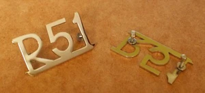 Kotflügelschmuck, nierosta, M3 Schrauben, Ersatzteil passt für BMW R51 - Bild 1 von 1