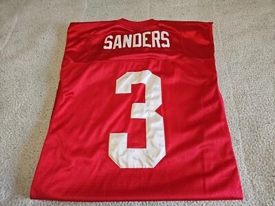 BARRY SANDERS #3 1986 Wichita North средней школы Nike сшитый Джерси размер L длина +2 - Изображение 1 из 4
