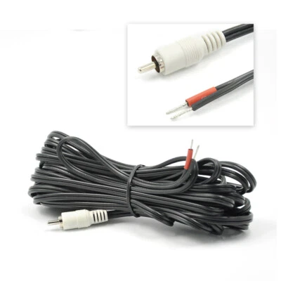 Bose-Acoustimass Lifestyle Speaker Cable Wire Front Left RCA To Bare 20ft -White - Image 1 of 3