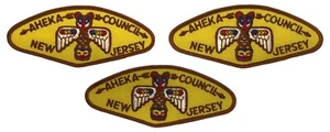 Aheka Council NJ Lot of 3 Mint CSP Patches (SA104) - Picture 1 of 2