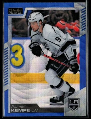 2020-21 O-Pee-Chee Platinum Blue Surge Adrian Kempe #58 - Image 1 of 2