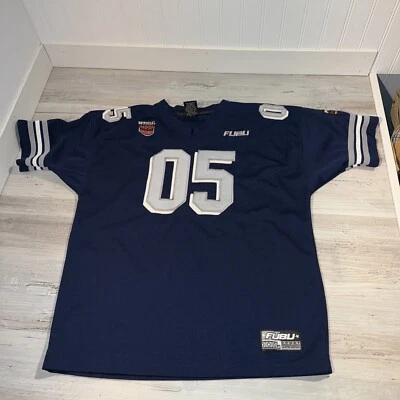Vintage FUBU Sport 05 Football Jersey Blue Size L Dallas Cowboys Colorway Y2K - Image 1 of 4