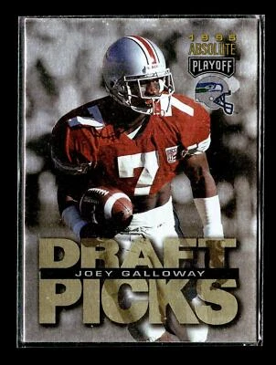 1995 Playoff Absolute #187 Joey Galloway RC Seattle Seahawks - Image 1 of 2