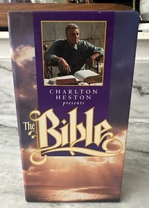 Charlton Heston Presents “The Bible” Stories from the Old & New Testaments (VHS) - Imagen 1 de 12