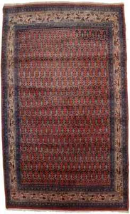 Handmade Tribal Oriental Rug Allover Floral Design Vintage Foyer Carpet 4X7 ft - Picture 1 of 14